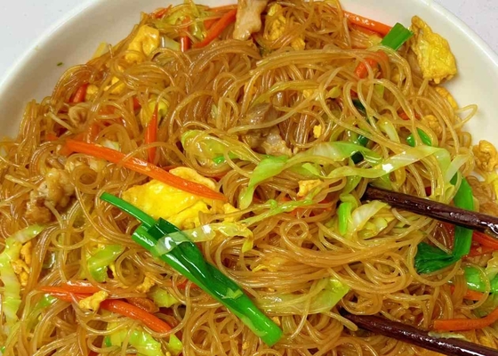 Auténticos fideos chinos de frijoles Mung