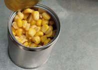 Las verduras de la seguridad estañaron el maíz dulce conservado en jarabe