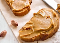mantequilla de cacahuete baja en calorías sana 340g para el atasco del pan y de la fruta