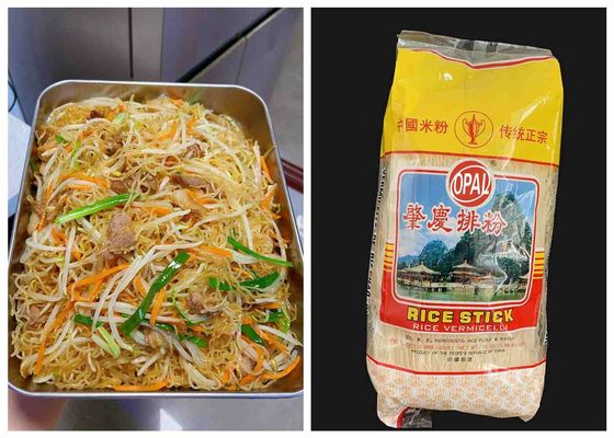 Arroz libre de gluten Vermicelli Noodles de cocción 3-4 minutos Tiempo de ebullición